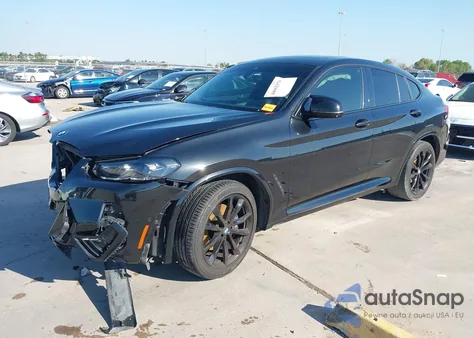 2022 BMW X4 M40I из США, поврежденный, VIN 5UX43DT04N9M50649